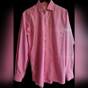 Eton Contemporary Fit Salmon Dress Shirt
